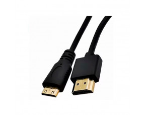 Кабель тонкий Mini HDMI-HDMI 30 см..