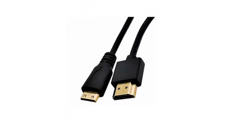 Кабель тонкий Mini HDMI-HDMI 30 см