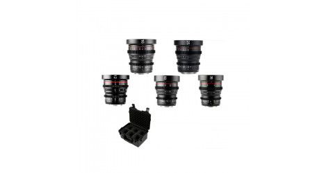Комплект объективов Meike Cinema Lens Set 12/16/25/35/50 mm (MFT Mount)